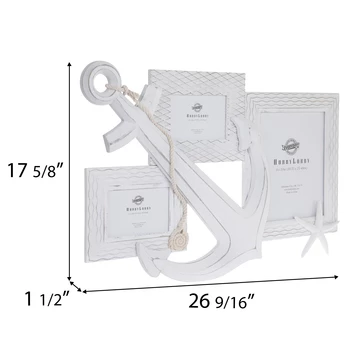Anchor Wood Collage Wall Frame 4 Anchor Wood Collage Wall Frame - Image 2