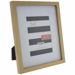 Gold Flat Metal Frame - 5" X 7"