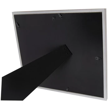 Distressed White Slatted Wood Frame 4 Distressed White Slatted Wood Frame - Image 2