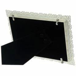 Cheap 😉 White Scalloped Metal Frame - 6" X 4" 🛒 -Scotch Shop 350Wx350H 1210244 a 1119