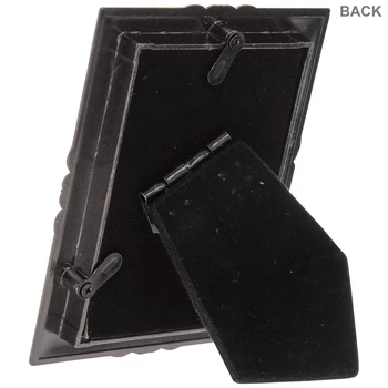 Antique Pewter Rhinestone Scroll Frame - 2" X 3" 4 Antique Pewter Rhinestone Scroll Frame - 2" X 3" - Image 2