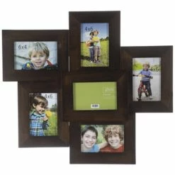 Coffee Collage Wood Wall Frame