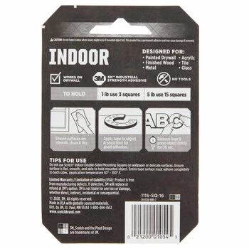 Hot Sale ???? Scotch Indoor Double-Sided Mounting Squares - 1" ???? 4 Hot Sale ???? Scotch Indoor Double-Sided Mounting Squares - 1" ???? - Image 2