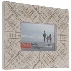 Best deal 💯 Whitewash Chevron Wood Wall Frame - 6" X 4" ⭐ -Scotch Shop 350Wx350H 1375906 b 0322