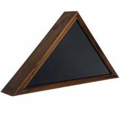 Vintage Walnut Veteran Flag Case