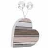 Best deal ⌛ Striped Heart Wood Photo Clip 🎁