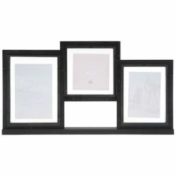 Black Wood Collage Float Frame -Scotch Shop 350Wx350H 163279 b 1221 px