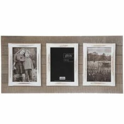 Flash Sale 🎉 Distressed Wood Plank Collage Wall Frame 💯