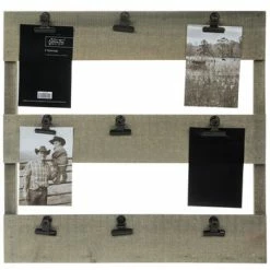 Best Sale 🛒 Wood Pallet Clip Collage Frame 💯