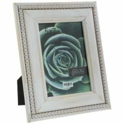 Wholesale ✨ White Beaded Wood Wall Frame 💯