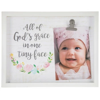 God's Grace Wood Decor With Photo Clip 4 God's Grace Wood Decor With Photo Clip - Image 2