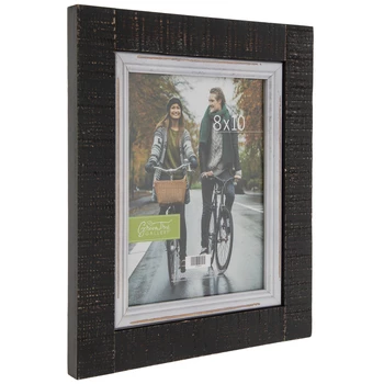 Black & White Rustic Wood Wall Frame - 8" X 10" 4 Black & White Rustic Wood Wall Frame - 8" X 10" - Image 2