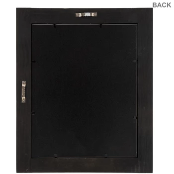 Black & White Rustic Wood Wall Frame - 8" X 10" 5 Black & White Rustic Wood Wall Frame - 8" X 10" - Image 3