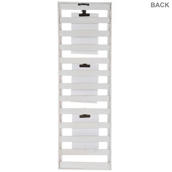 White Wood Pallet Clip Collage Frame 5 White Wood Pallet Clip Collage Frame - Image 3