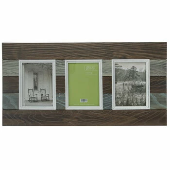 Rustic Plank Wood Collage Wall Frame 3 Rustic Plank Wood Collage Wall Frame