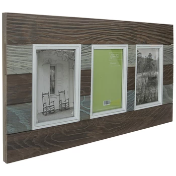 Rustic Plank Wood Collage Wall Frame 4 Rustic Plank Wood Collage Wall Frame - Image 2