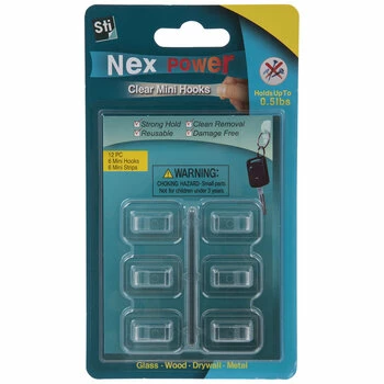 Promo ???? Clear Mini Adhesive Wall Hooks ???? 3 Promo ???? Clear Mini Adhesive Wall Hooks ????