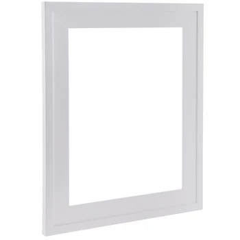 White Stepped Wood Open Frame 4 White Stepped Wood Open Frame - Image 2