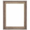 Two-Tone Stepped Wood Open Frame