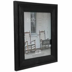 Black Distressed Wood Wall Frame - 8" X 10" 8 Black Distressed Wood Wall Frame - 8" X 10" -Scotch Shop 350Wx350H 1918259 b 1120 PX