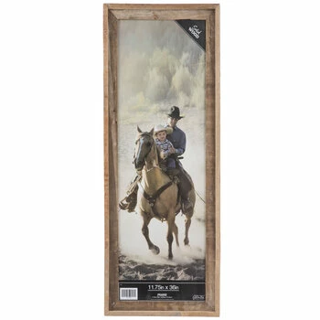 Rustic Gray Prairie Wood Wall Frame - 11 3/4" X 36" 3 Rustic Gray Prairie Wood Wall Frame - 11 3/4" X 36"