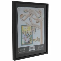Black Wood Shadow Box - 11" X 14"