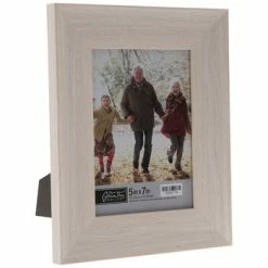 Budget ⌛ Off-White Wood Look Scoop Frame ????