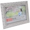Silver Ornate Scroll Metal Frame - 6" X 4"