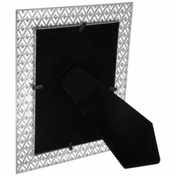 Silver Diamond Cutouts Metal Frame - 5" X 7" -Scotch Shop 350Wx350H 2009702 a 1020 px