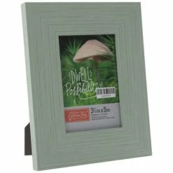 Green Distressed Wood Look Frame