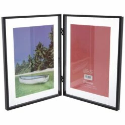 Hinged Metal Double Float Frame - 5" X 7"
