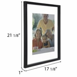Black Wood Float Wall Frame -Scotch Shop 350Wx350H 2021103 a 0522