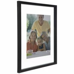 Black Wood Float Wall Frame -Scotch Shop 350Wx350H 2021103 b 0522