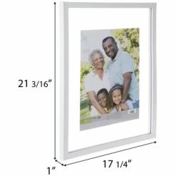 White Float Wood Wall Frame -Scotch Shop 350Wx350H 2021137 a 072921 px