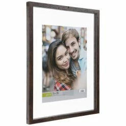 Brown Float Wood Wall Frame -Scotch Shop 350Wx350H 2021202 b 0621 PX