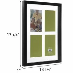 Black Wood Float Collage Wall Frame -Scotch Shop 350Wx350H 2021228 a 0521 px