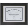 Black & Gold Document Frame - 11" X 8 1/2" -Scotch Shop 350Wx350H 2024404 0421 PX