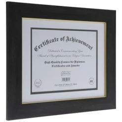 Black & Gold Document Frame - 11" X 8 1/2" -Scotch Shop 350Wx350H 2024404 b 0421 PX