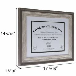 Gray Beveled Document Frame - 11" X 8 1/2" -Scotch Shop 350Wx350H 2024453 a 0421 PX