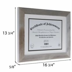 Gray Barnwood Document Frame - 11" X 8 1/2" -Scotch Shop 350Wx350H 2025559 a 0421 PX