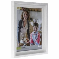 Flash Sale 😉 Rustic White Stepped Wall Frame 🎉 -Scotch Shop 350Wx350H 2031094 b 0421 PX