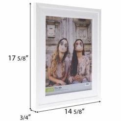 Best Sale ✨ White Stepped Wall Frame 🤩 -Scotch Shop 350Wx350H 2031136 a 0421 PX
