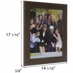 Brand new ⭐ Brown Wood Look Wall Frame 🥰 -Scotch Shop 350Wx350H 2031227 a 0421 px
