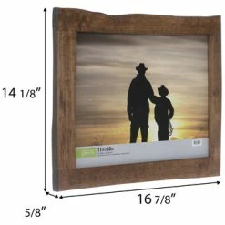 Promo ✨ Rough Edge Wood Wall Frame ⭐ -Scotch Shop 350Wx350H 2032050 a 0421 px