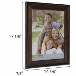 Dark Walnut Beveled Wood Wall Frame -Scotch Shop 350Wx350H 2032118 a 0421 px