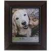 Cheap 😉 Brown Slanted Wood Wall Frame - 8" X 10" 💯