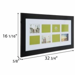 Black Wood Collage Wall Frame -Scotch Shop 350Wx350H 2060374 a 1121 PX