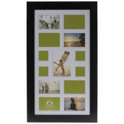 Black Wood Collage Wall Frame