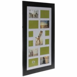 Black Wood Collage Wall Frame -Scotch Shop 350Wx350H 2060390 b 0921 px