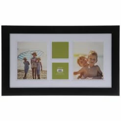 Black Wood Collage Wall Frame